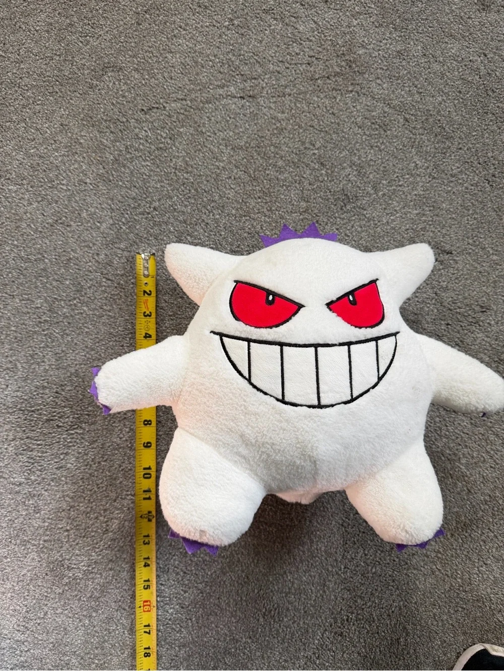 White gengar plush
